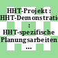 HHT-Projekt : HHT-Demonstrationsanlage : HHT-spezifische Planungsarbeiten vom 1.7.1980 bis 30.6.1981 : Abschlussbericht /