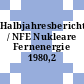 Halbjahresbericht / NFE Nukleare Fernenergie 1980,2 /