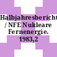 Halbjahresbericht / NFE Nukleare Fernenergie. 1983,2 /