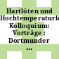 Hartlöten und Hochtemperaturlöten: Kolloquium: Vorträge : Dortmunder Hochschulkolloquium 0009: Vorträge : Dortmund, 06.12.90-07.12.90.