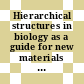 Hierarchical structures in biology as a guide for new materials technology / [E-Book]