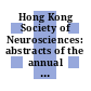 Hong Kong Society of Neurosciences: abstracts of the annual conference. 0006 : Hong-Kong, 06.09.84-07.09.84.