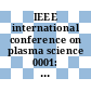 IEEE international conference on plasma science 0001: conference record - abstracts : Knoxville, TN, 15.05.74-17.05.74.