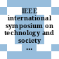IEEE international symposium on technology and society [E-Book] : ISTAS.