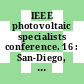 IEEE photovoltaic specialists conference. 16 : San-Diego, CA, 27.09.82-30.09.82.