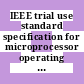 IEEE trial use standard specification for microprocessor operating systems interfaces.