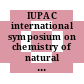 IUPAC international symposium on chemistry of natural products 0011: symposium papers vol 0003: synthesis of natural products.