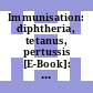Immunisation: diphtheria, tetanus, pertussis [E-Book]: Percentage of children immunised.