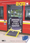 Improving Access to Public Transport [E-Book] /