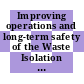 Improving operations and long-term safety of the Waste Isolation Pilot Plant : interim report [E-Book] /