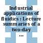 Industrial applications of fluidics : Lecture summaries of a two-day course, Nottingham, 23.-25.4.1972 : Nottingham, 23.04.72-25.04.72.