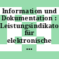 Information und Dokumentation : Leistungsindikatoren für elektronische Bibliotheksleistungen /