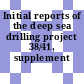 Initial reports of the deep sea drilling project 38/41, supplement