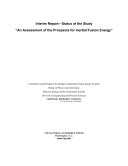 Interim report-status of the study "An assessment of the prospects for inertial fusion energy" [E-Book] /