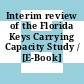 Interim review of the Florida Keys Carrying Capacity Study / [E-Book]
