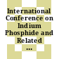 International Conference on Indium Phosphide and Related Materials. 11 : IPRM 1999 : May 16-20, 1999 Congress Centrum Davos, Davos, Switzerland : conference proceedings /