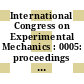International Congress on Experimental Mechanics : 0005: proceedings : Montreal, 10.06.84-15.06.84.