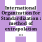 International Organization for Standardization : method of extrapolation used in recent analyses of ISO creep rupture data