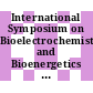 International Symposium on Bioelectrochemistry and Bioenergetics : 0003: proceedings : Jülich, 27.10.75-31.10.75.