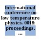 International conference on low temperature physics. 0018: proceedings. part 03: invited papers : LT. 0018: part 03: invited papers : Kyoto, 20.08.87-26.08.87.