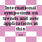 International symposium on trends and new applications in thin films: proceedings. vol 0002 : Strasbourg, 17.03.87-20.03.87.