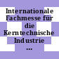 Internationale Fachmesse für die Kerntechnische Industrie : 1972: Fachtagung. Nr 03 : 15 papers : Basel, 16.10.72-21.10.72.