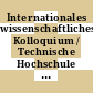 Internationales wissenschaftliches Kolloquium / Technische Hochschule Ilmenau. 29,4. Vortragsreihe B1 / B2, Halbleiter- und Isolartorphysik : Ilmenau, 29.10.1984-02.11.1984.