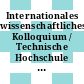 Internationales wissenschaftliches Kolloquium / Technische Hochschule Ilmenau. 30,1. Vortragsreihe A, technische Kybernetik / Automatisierungstechnik : Ilmenau, 21.10.85-25.10.85.
