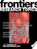Intra- and inter-species interactions in microbial communities [E-Book] /