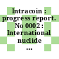 Intracoin : progress report. No 0002 : International nuclide transport code intercomparison study. No 2. Nov. 1981-Jan. 1982.