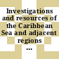 Investigations and resources of the Caribbean Sea and adjacent regions : symposium : Preparatory to the cooperative investigations of the Caribbean and adjacent regions (Cicar). Papers on physical and chemical oceanography, marine geology and geophysics and marine biology : Willemstad/Curacao, 18.11.68-26.11.68.