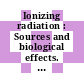 Ionizing radiation : Sources and biological effects. 1982 report to the General Assembly, with annexes.