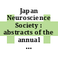 Japan Neuroscience Society : abstracts of the annual meeting 0006 : Tokyo, 18.01.1983-19.01.1983.