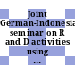 Joint German-Indonesian seminar on R and D activities using the MPR-30, Jakarta, August 19 - 21, 1985 [E-Book]
