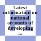 Latest information on national accounts of developing countries. no 0015.