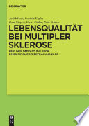 Lebensqualität bei Multipler Sklerose [E-Book] : DMSG-Mitgliederbefragung 2006.
