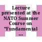 Lecture presented at the NATO Summer Course on "Fundamental Processes on Semiconductor Surfaces". [1] : University of Gent, Belgium.