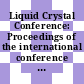 Liquid Crystal Conference: Proceedings of the international conference 0009, pt C : Bangalore, 06.12.82-10.12.82.