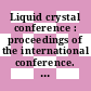 Liquid crystal conference : proceedings of the international conference. 0008, pt A : Invited papers : Kyoto, 30.06.80-04.07.80.