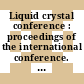 Liquid crystal conference : proceedings of the international conference. 008, pt D : Special topics III-D : Kyoto, 30.06.80-04.07.80.