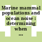 Marine mammal populations and ocean noise : determining when noise causes biologically significant effects [E-Book] /