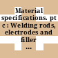 Material specifications. pt c : Welding rods, electrodes and filler metals: summer. 1983