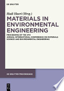 Materials in environmental engineering [E-Book]