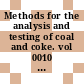 Methods for the analysis and testing of coal and coke. vol 0010 : Arsenic in coal and coke.