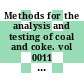 Methods for the analysis and testing of coal and coke. vol 0011 : Forms of sulphur in coal.