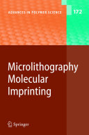 Microlithography · Molecular Imprinting [E-Book] : -/-.