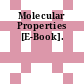Molecular Properties [E-Book].