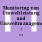 Monitoring von Umweltleistung und Umweltmanagementsystem : Befragung 1999 /