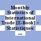 Monthly Statistics of International Trade [E-Book] = Statistiques mensuelles du commerce international.