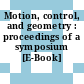 Motion, control, and geometry : proceedings of a symposium [E-Book] /
